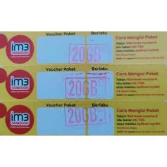Indosat 20 GB 30 Hari