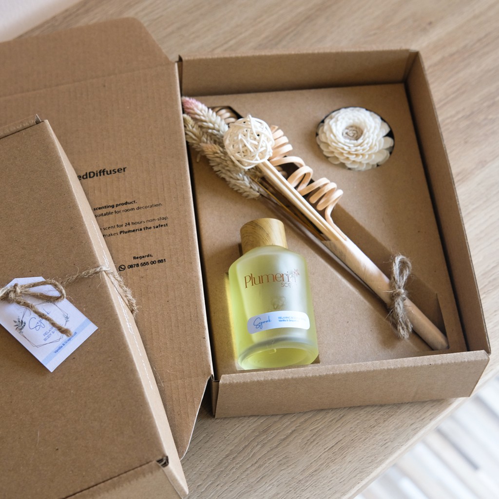 Reed Diffuser Plumeria Scent Essential Oil - Sejenak Pengharum Ruangan-4