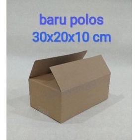

kardus karton box packing uk 30x20x10 POLOS