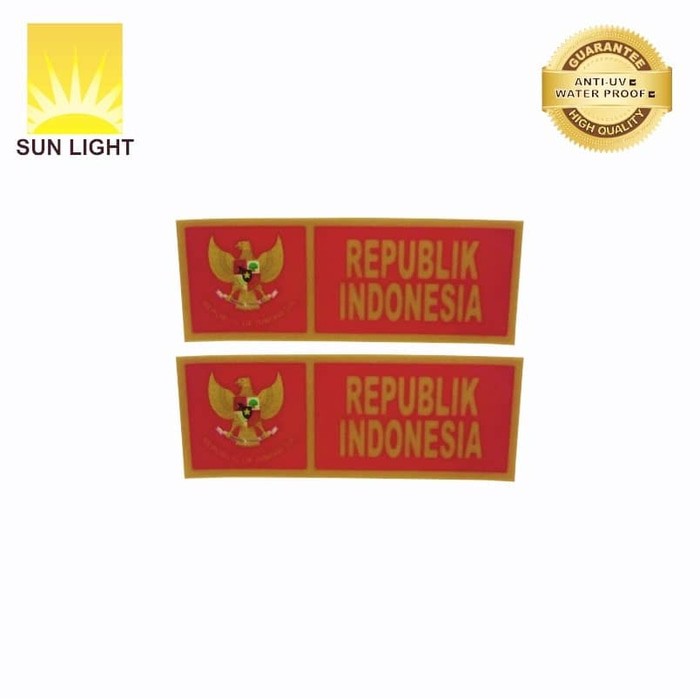 

STIKER SIGN PLAT REPUBLIK INDONESIA MERAH
