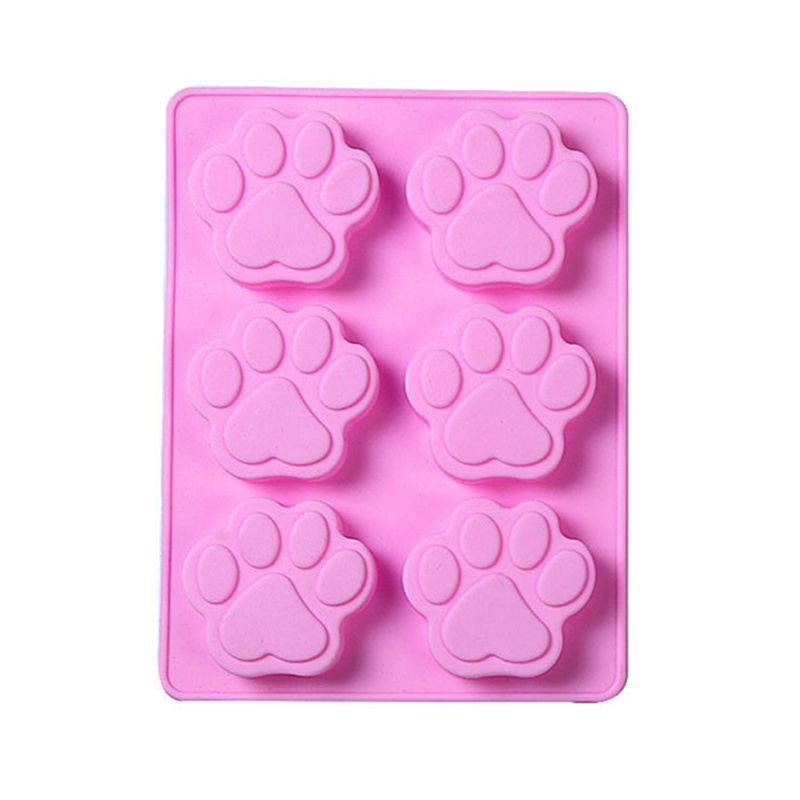 SIY  Cat Paw Footprint Mold Biscuit Cutting Module for Chocolate Candy Ice Cube Dog Treatsinteresting Biscuit Baking Mold