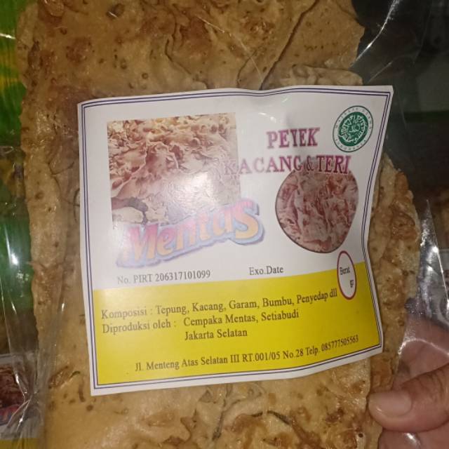 

Peyek mentas aneka rasa