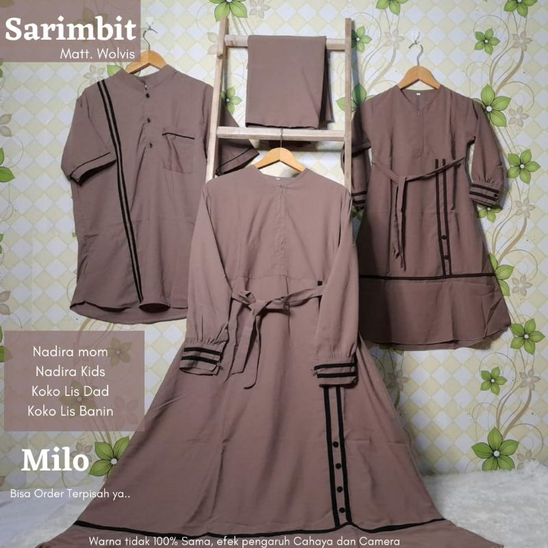 couple sarimbit// couple gamis// coupel keluarga// wolfis premium