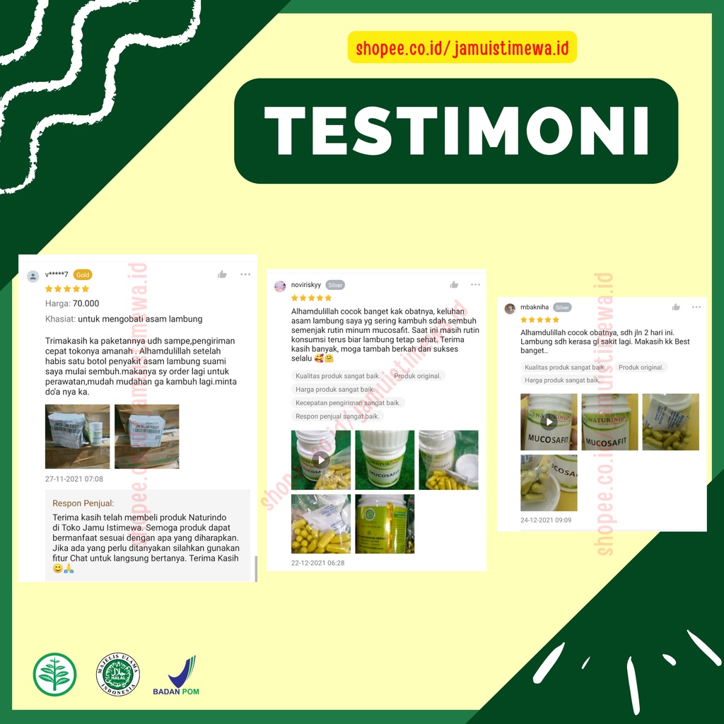 Obat Asam Lambung Maag Herbal Ampuh Asam Lambung Maag Gerd Kronis Sakit Perut Mual Mucosafit Naturindo-3