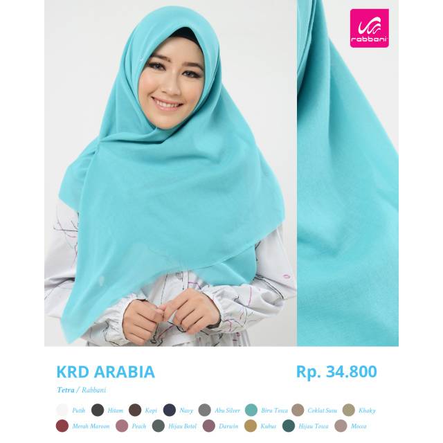 Kerudung Rabbani KRD Arabia