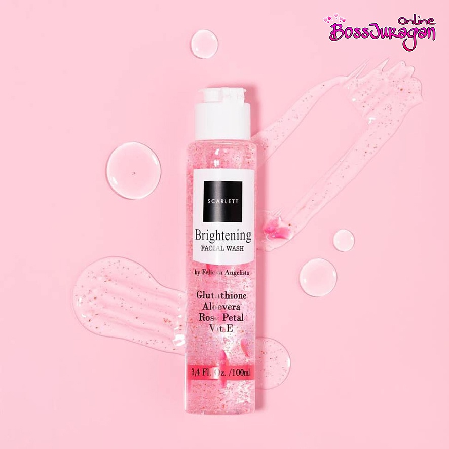 (BOSS) (NEW) SCARLETT Whitening Facial Wash - FACIAL WASH SCARLETT WHITENING