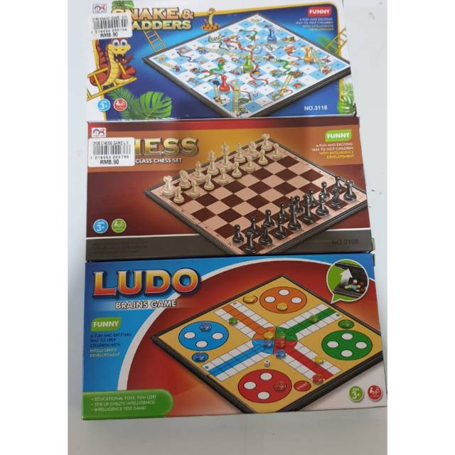 Mainan Anak Ludo , Ular Tangga , Catur