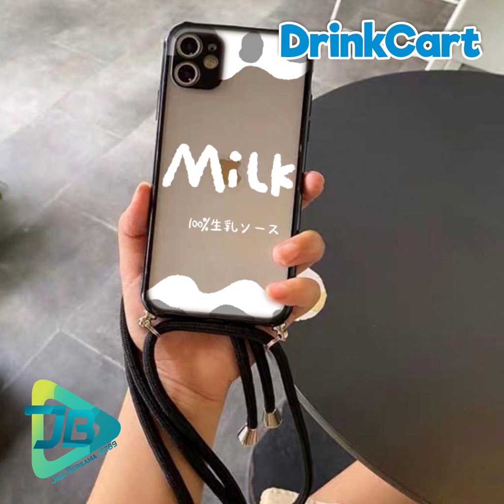 SOFTCASE SLINGCASE DOVE DRINKCART OPPO VIVO SAMSUNG XIAOMI REALME IPHONE ALL TYPE JB4926