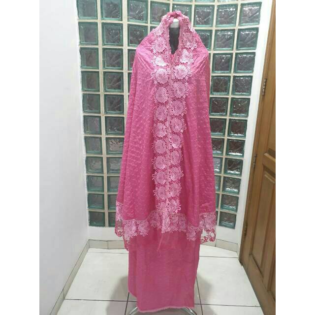 MUKENA KATUN PARIS BENTOL KOMBINASI TILE