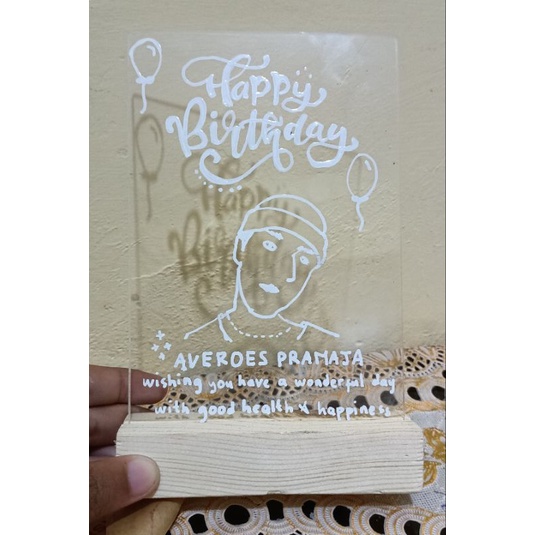 Murah ucapan akrilik lettering CUSTOM