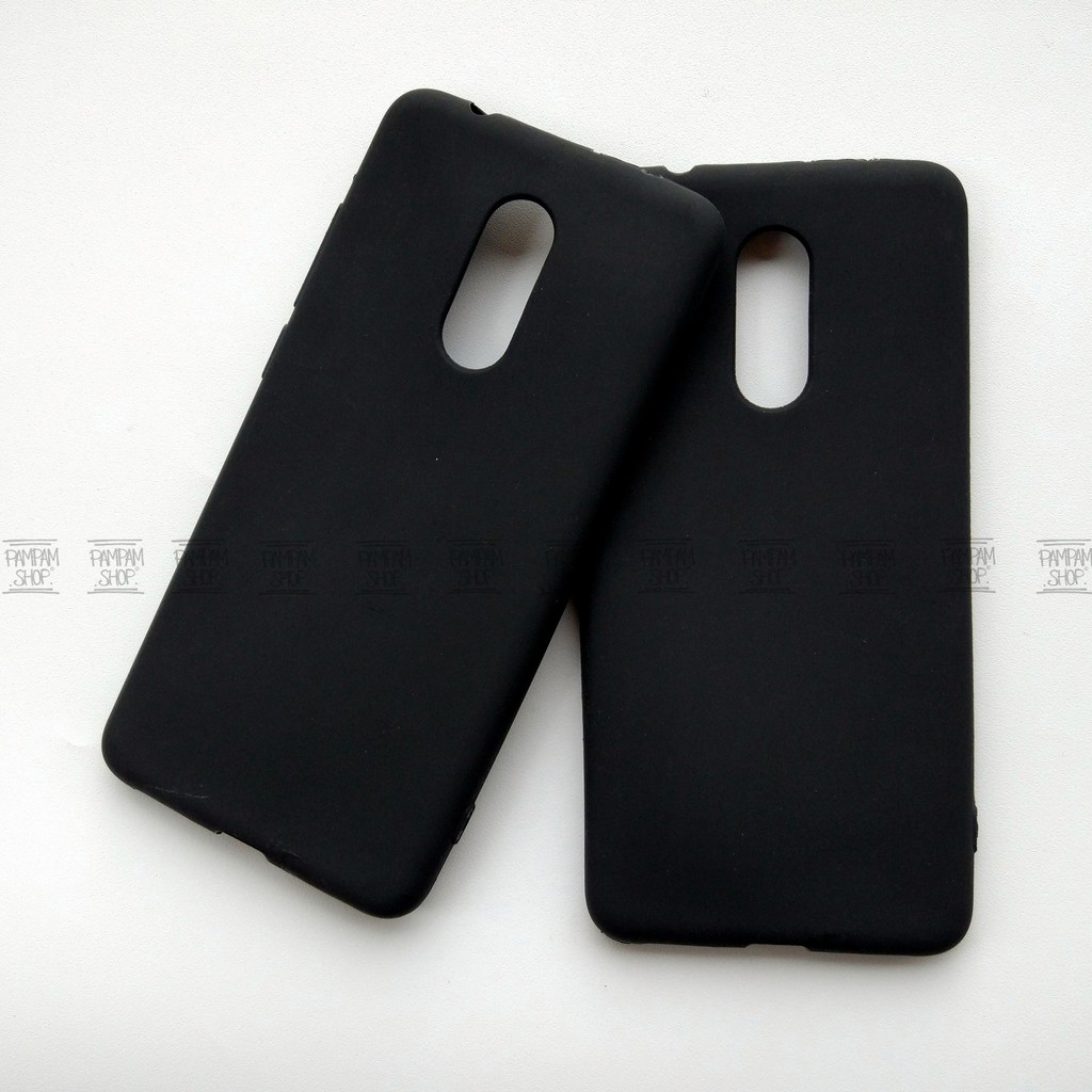 Soft Case Slim Black Matte XiaoMi Redmi 5 Ultrathin Ultra Thin Warna Hitam Blackmatte Softcase