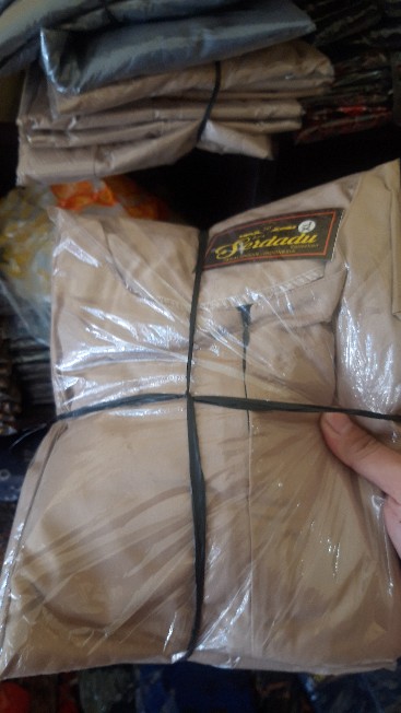 Tey-17 Batik Wanita Asj Sa Hrb026 Kenongo Kemeja Tosca Pendek Bolero