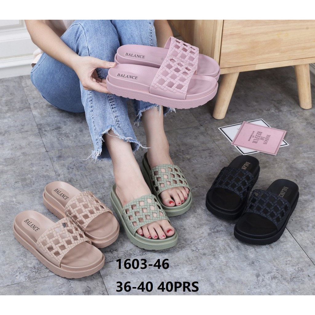  SANDAL  BALANCE  1603 46 sandal  jelly balance  sandal  jelly 