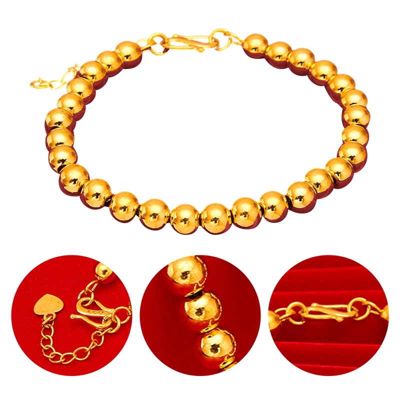 Gelang Keberuntungan Lapis Emas 18K Untuk Wanita