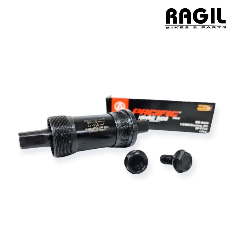 BB 118 122 mm PACIFIC BOTTOM BRACKET AS TENGAH BEARING LAKER KLAKER LAHER SEPEDA LIPAT MINION 118mm 