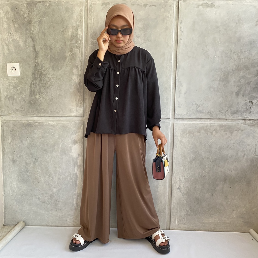FLOWY BLOUSE CRINKLE AIRFLOW PREMIUM