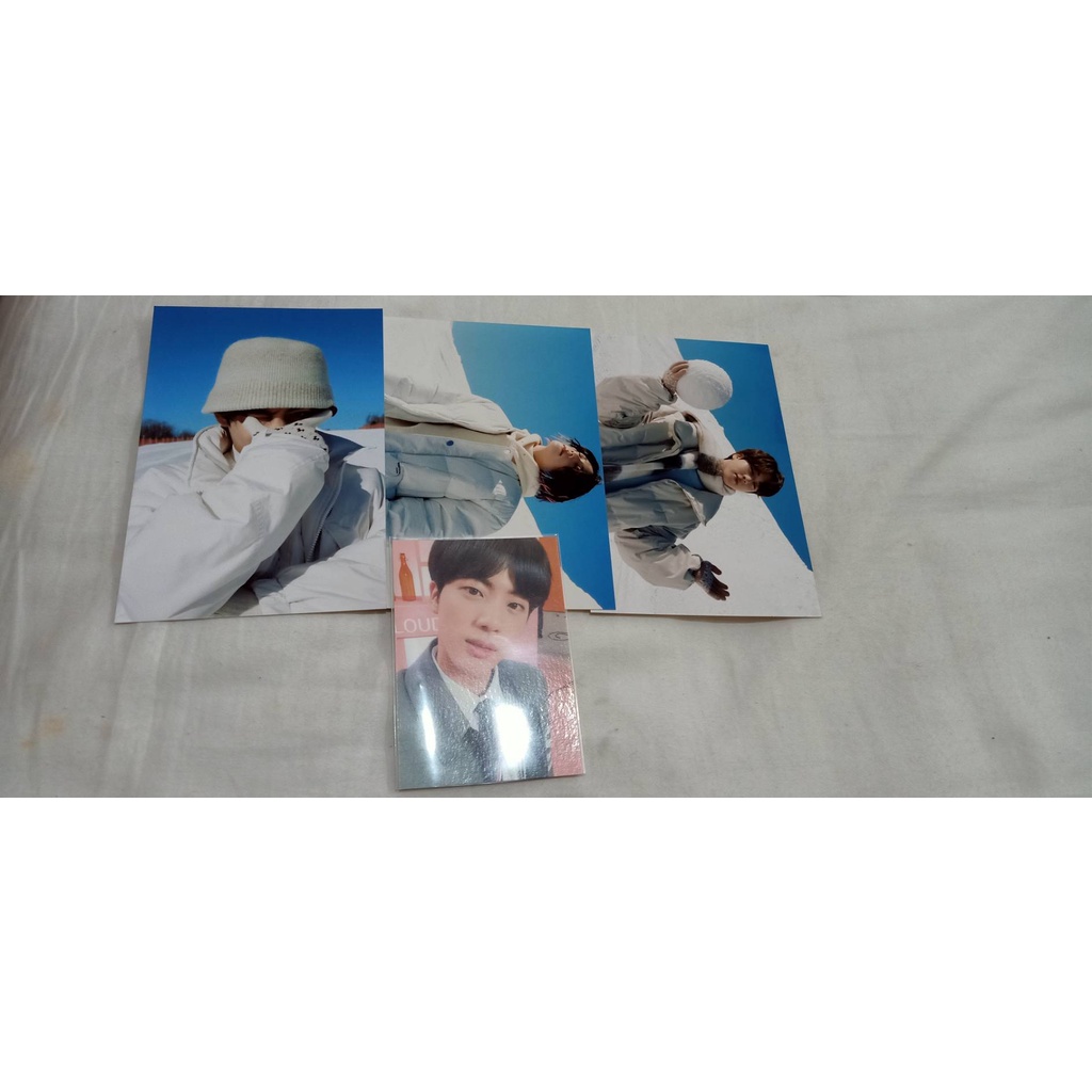 BTS - BUNDLE OFFICIAL PHOTOCARD BINDER 4TH MUSTER KOREA JIN + PHOTO WINTER PACKAGE