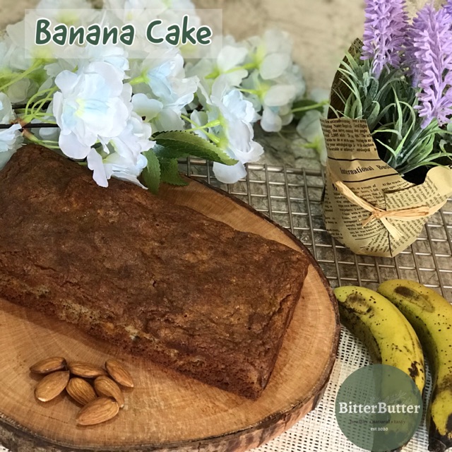 

Healthy Banana Cake Original 20x10cm. Gluten free, low fat, low sugar