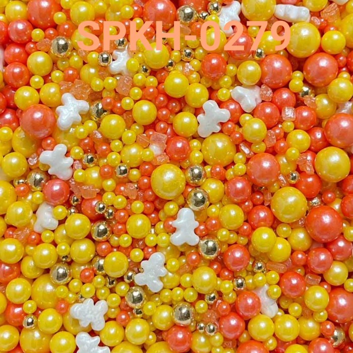 

SPKH-0279 SPRINKLES SPRINKLE SPRINGKEL 500GR MUTIARA ORANGE KUNING BEST SELLER