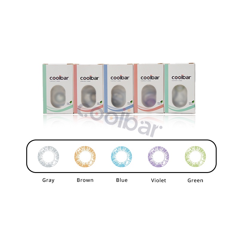 Coolbar 1 Pasang Lensa Kontak Warna Diameter 14.2 MM/Softlens Matasoftlens Mata Korea