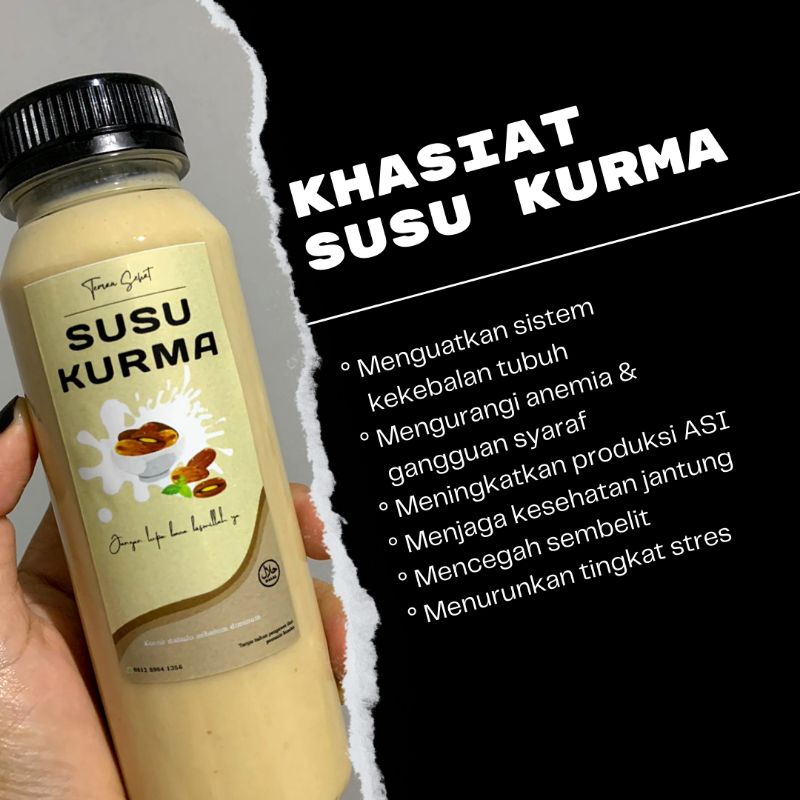 

Susu Kurma Teman Sehat Immune Booster 250ml minuman untuk ibu hamil dan menyusui