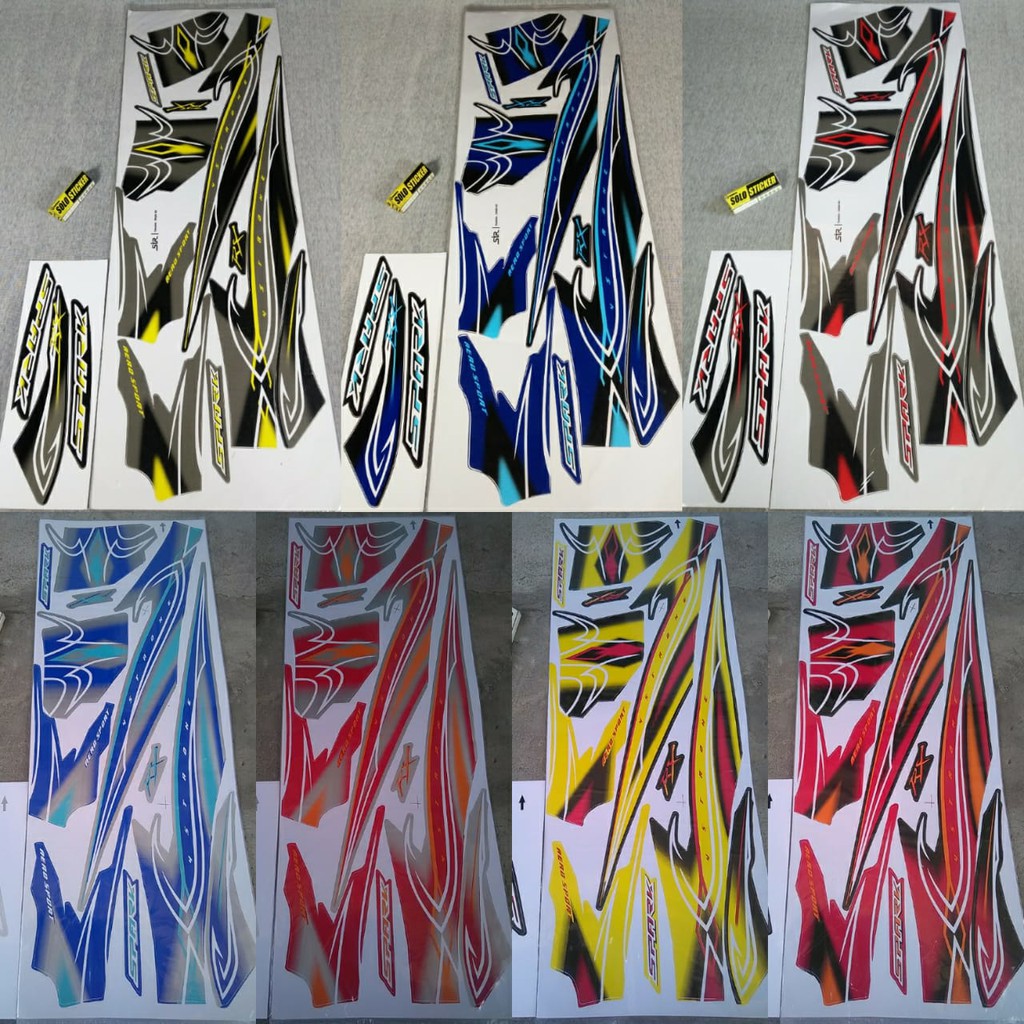 Bisa Cod Striping Sticker Variasi Yamaha Jupiter Z Burhan Spark