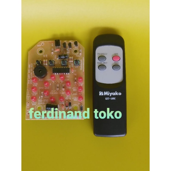 Remot dan modul ( SET )kipas angin miyako.Original