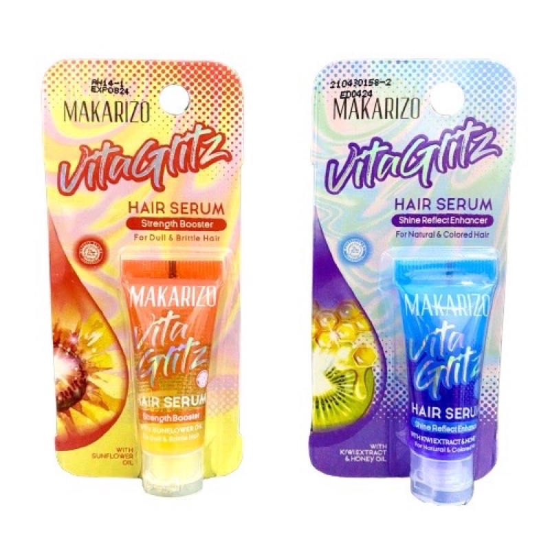 Makarizo Vitaglitz Hair Serum Vitamin Rambut Anti Rontok dan Kusam