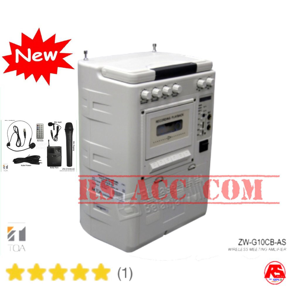 Speaker Portable Amplifier Wireless Meeting Toa ZW G 10 CB AS  ORIGINAL  Murah