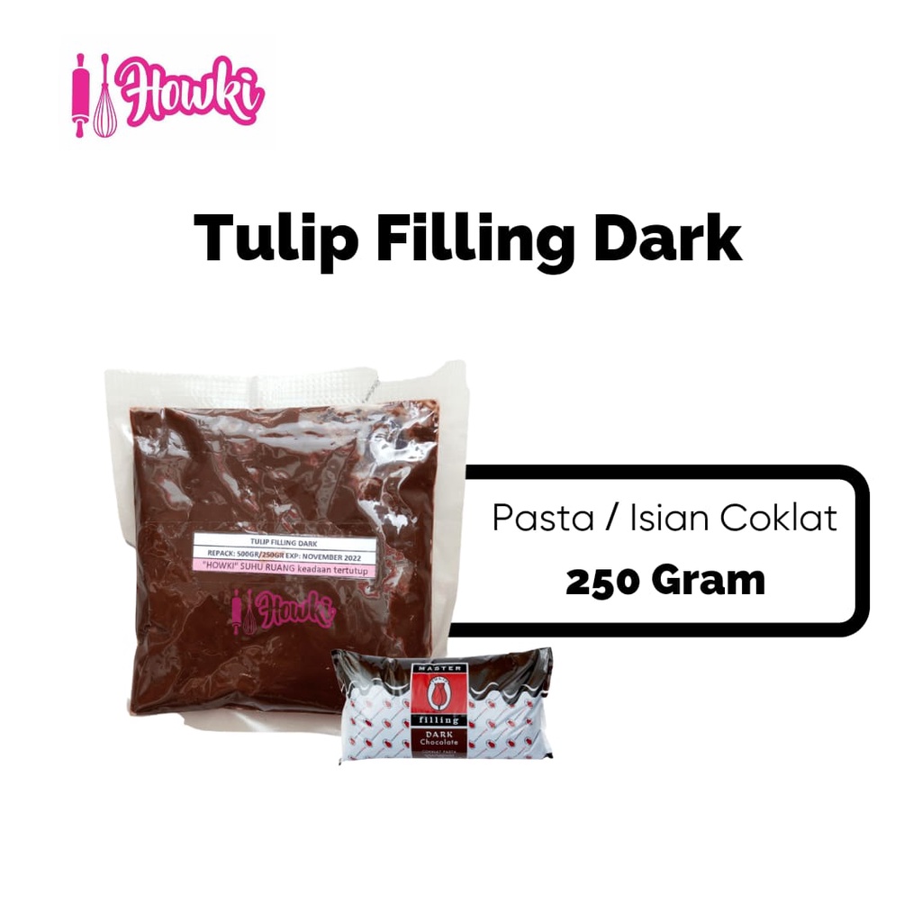 

Coklat Filling Tulip Dark 250gr.