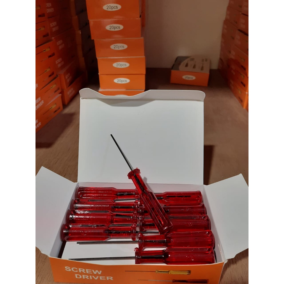 Obeng Mesin Obras - Obeng L Merk Siruba - Merah 1,5mm