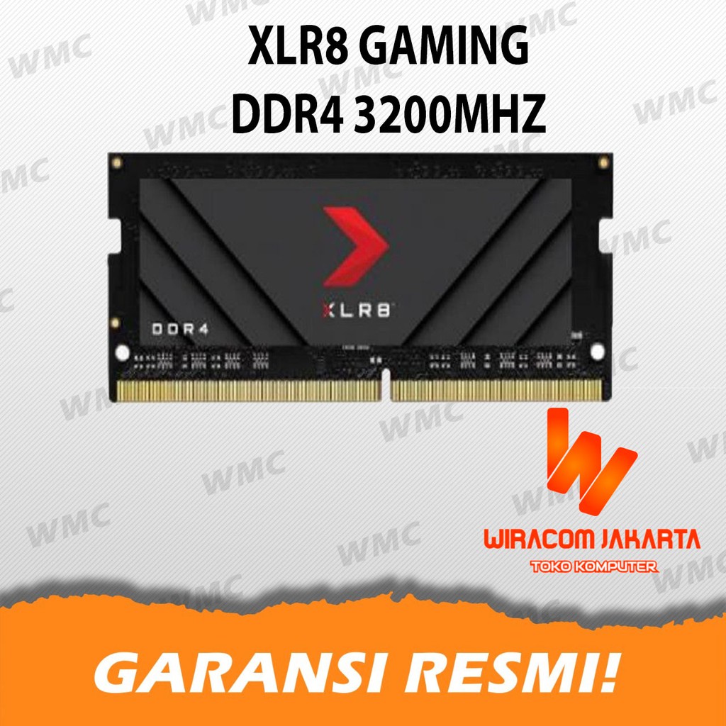 Memory Laptop PNY Sodimm DDR4 3200MHz 8GB - Gaming XLR8