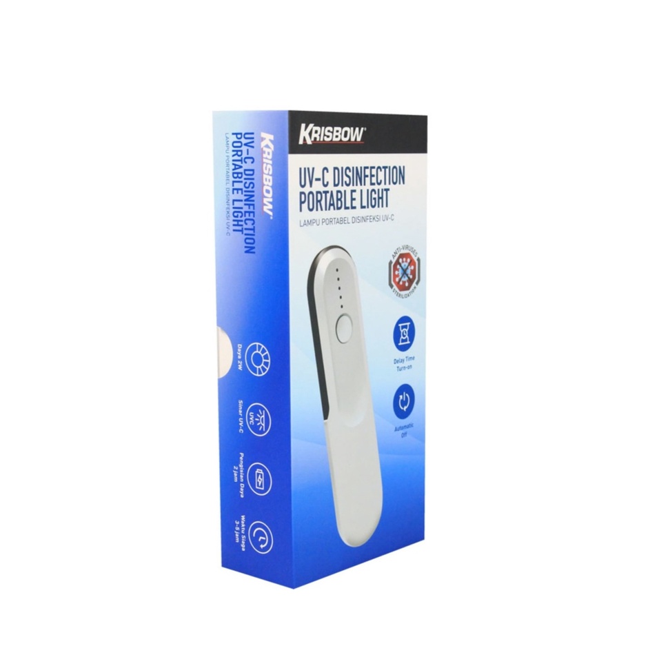 KRISBOW LAMPU UV DISINFEKTAN PORTABLE 2W