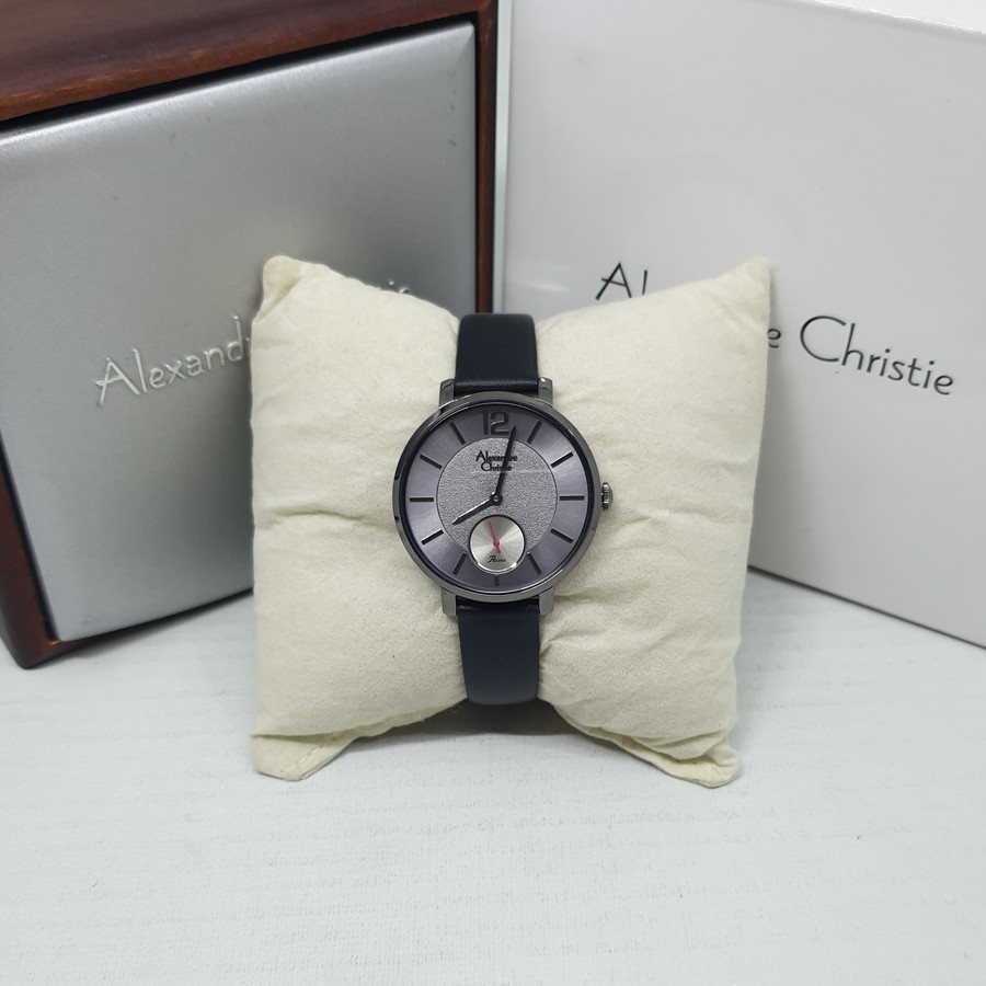 Alexandre Christie Ac2751 Black Grey, Jam Tangan Wanita, Original