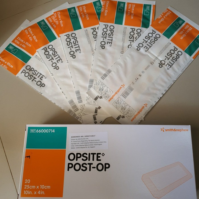 Opsite 25cm x 10cm / Opsite Post-Op 25cm x 10cm / Plester Anti Air