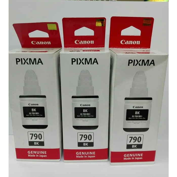 

Hari Ini Tinta Canon Gi - 790 Hitam Original 100% G1000, G3000, Diskon