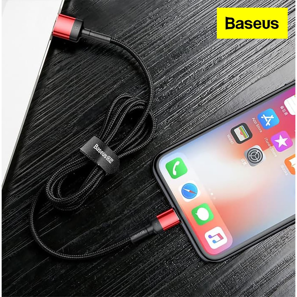 KABEL BASEUS CABLE LIGHTNING IOS FAST CHARGING DOUBLE SIDED 1.5A