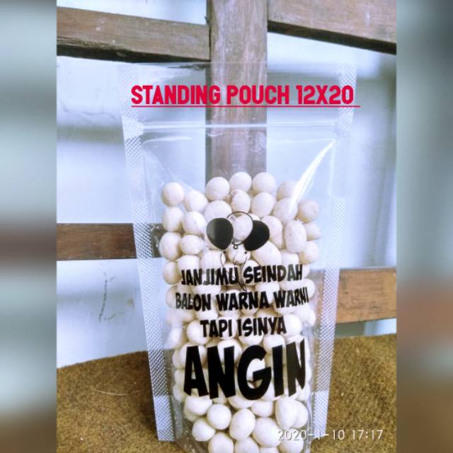 Standing Pouch 12x20 Kemasan Snack Baper