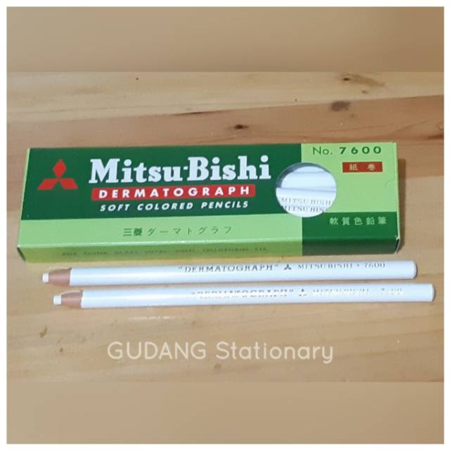 

RB Pensil Kaca Dermatograph 7600 MITSU-BISHI Putih [1 Pcs]