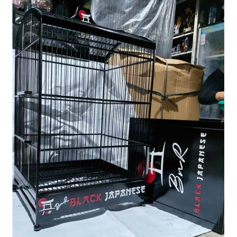 BnR black japanese 3D bahan PVC