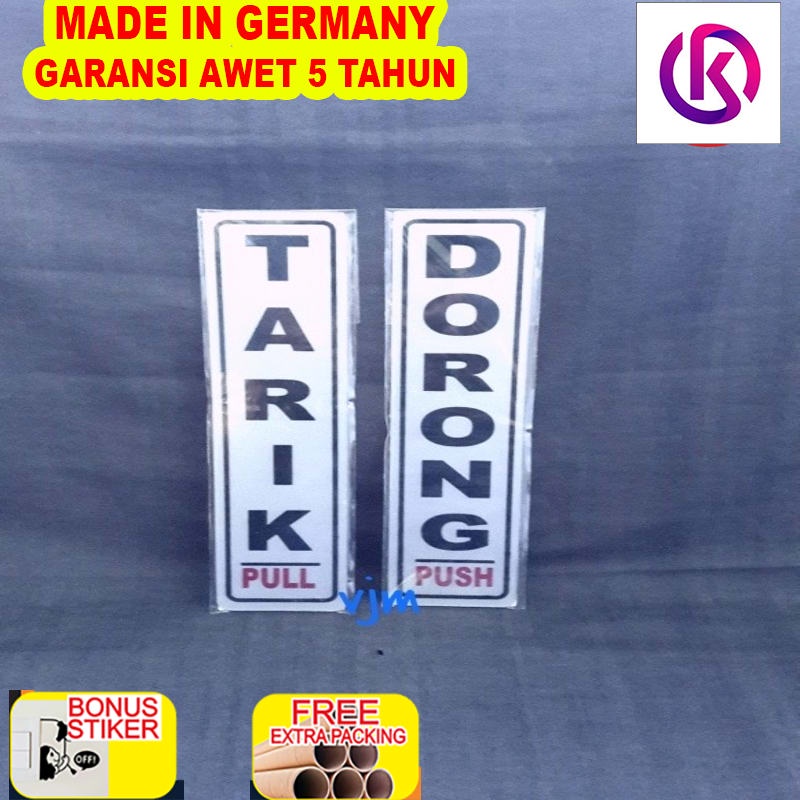 

Grosir Plat TARIK & DORONG (195x45cm) warna hitam