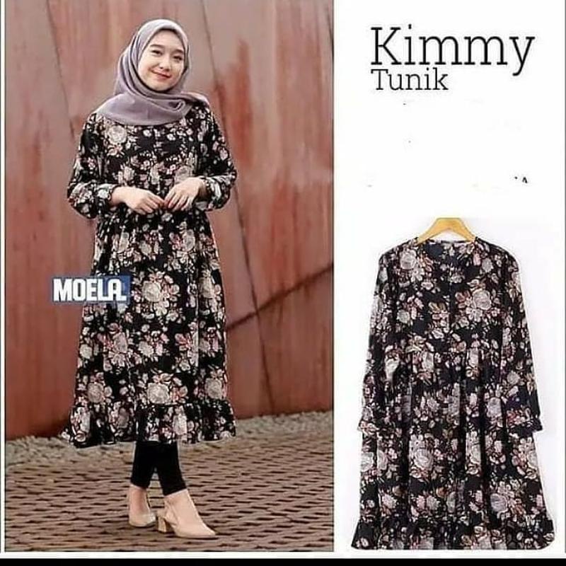 Tunik Kaos Import Laiqa / Desert / Morris / Funone / Dream / Silence / Kamila Ls - Terbaru Kimmy Tun
