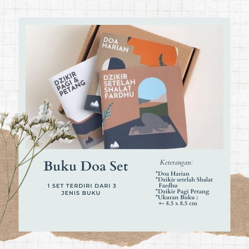 BUKU DOA SET BY MUHAJIR PROJECT STORE