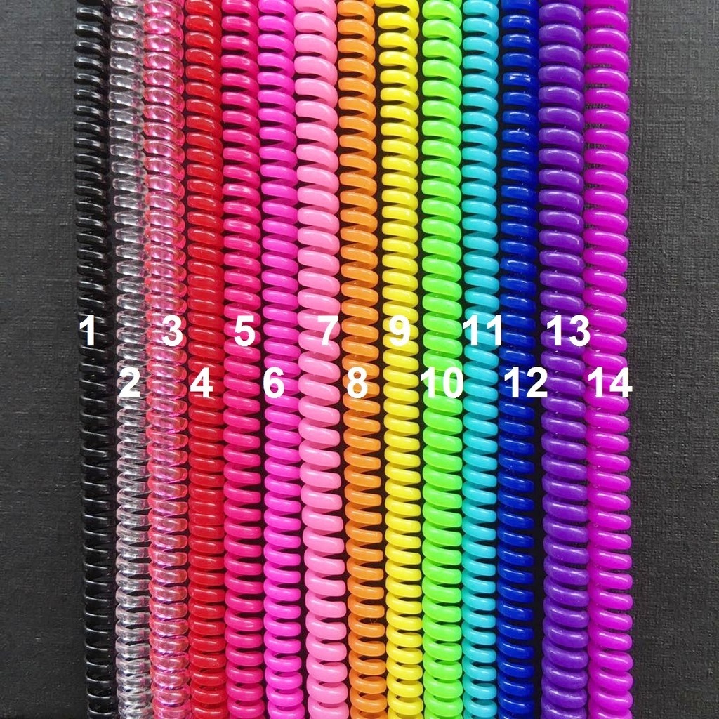 Spiral Pelindung lilit Kabel 1 Warna Cord Cable Protector 1 Warna