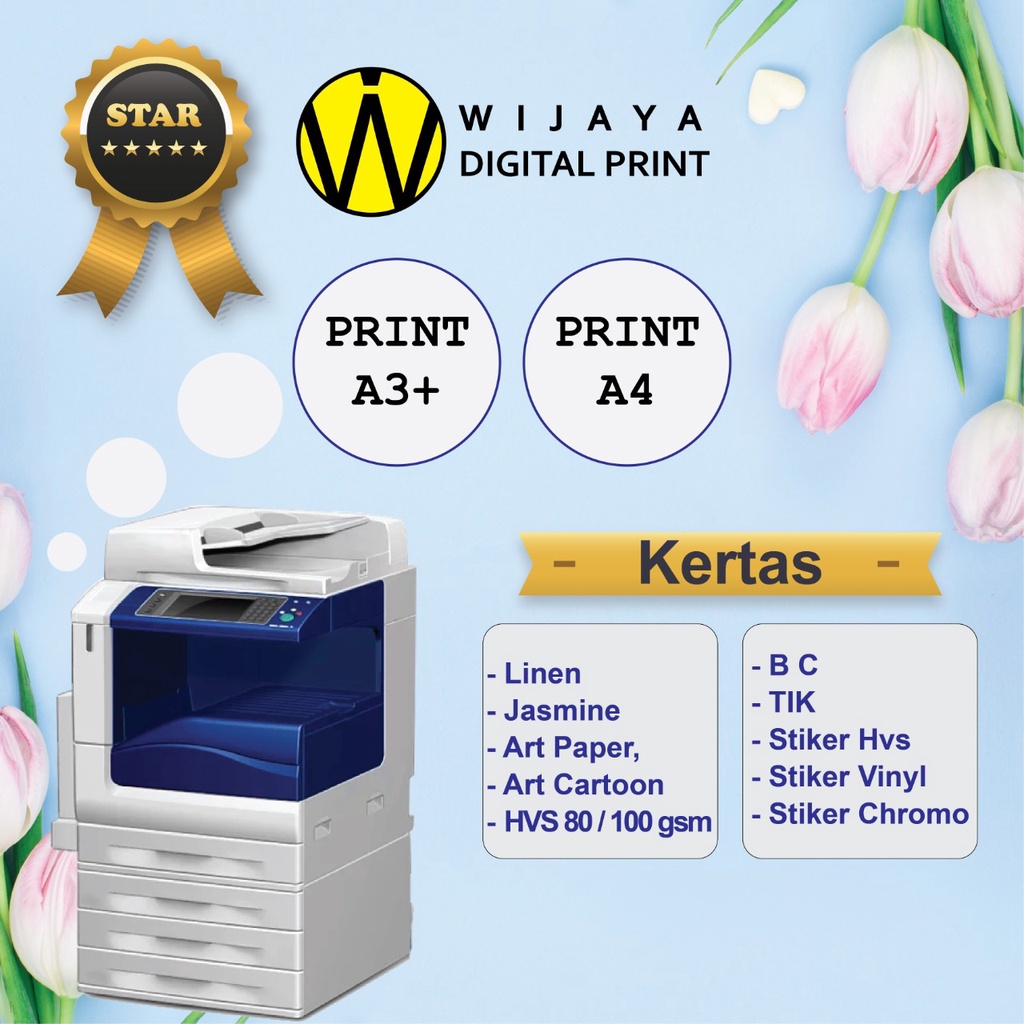

JASA PRINT ART PAPER-ART CARTON-BREIF CARD-A3-A3+
