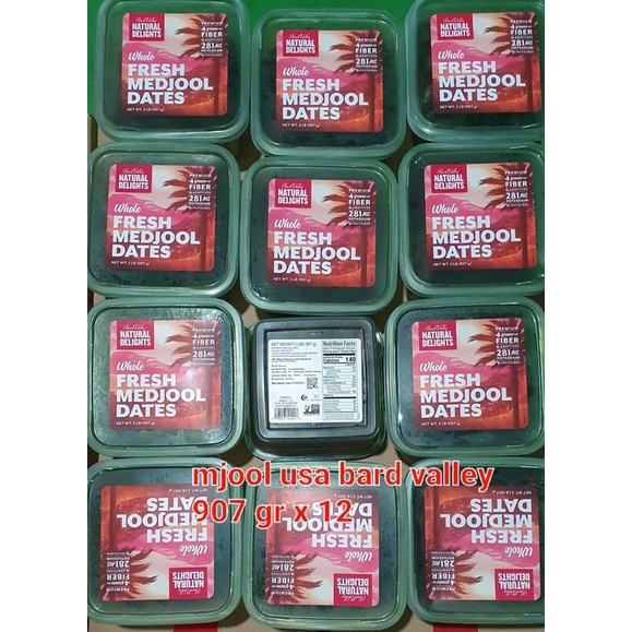 

Kurma Medjol USA Bard Valley Natural Delight 907gr isi 6 packs