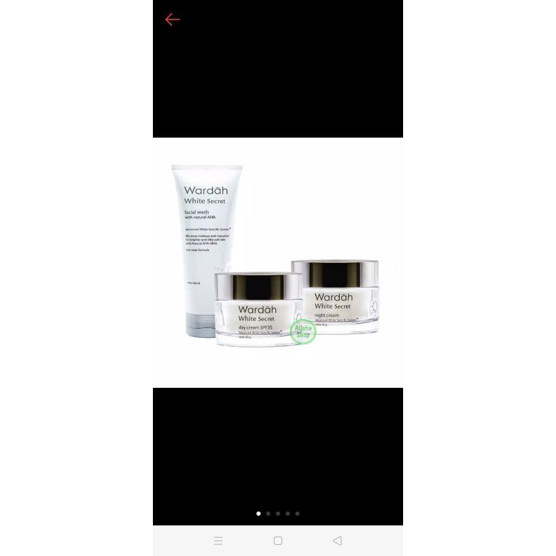 

Wardah satu set white secret harga grosir