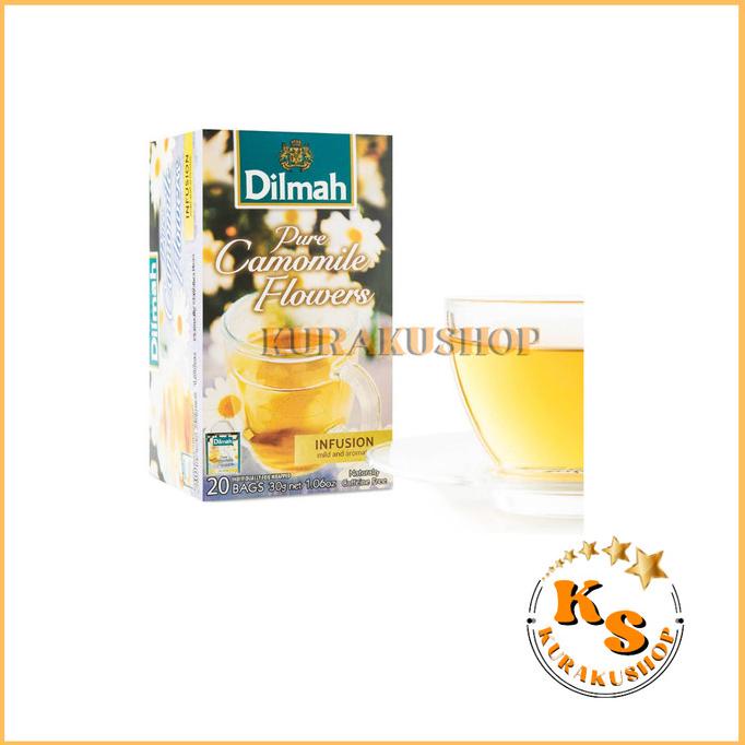 

[COD] TEH DILMAH CHAMOMILE 20 BAGS - PURE CHAMOMILE FLOWERS [COD]