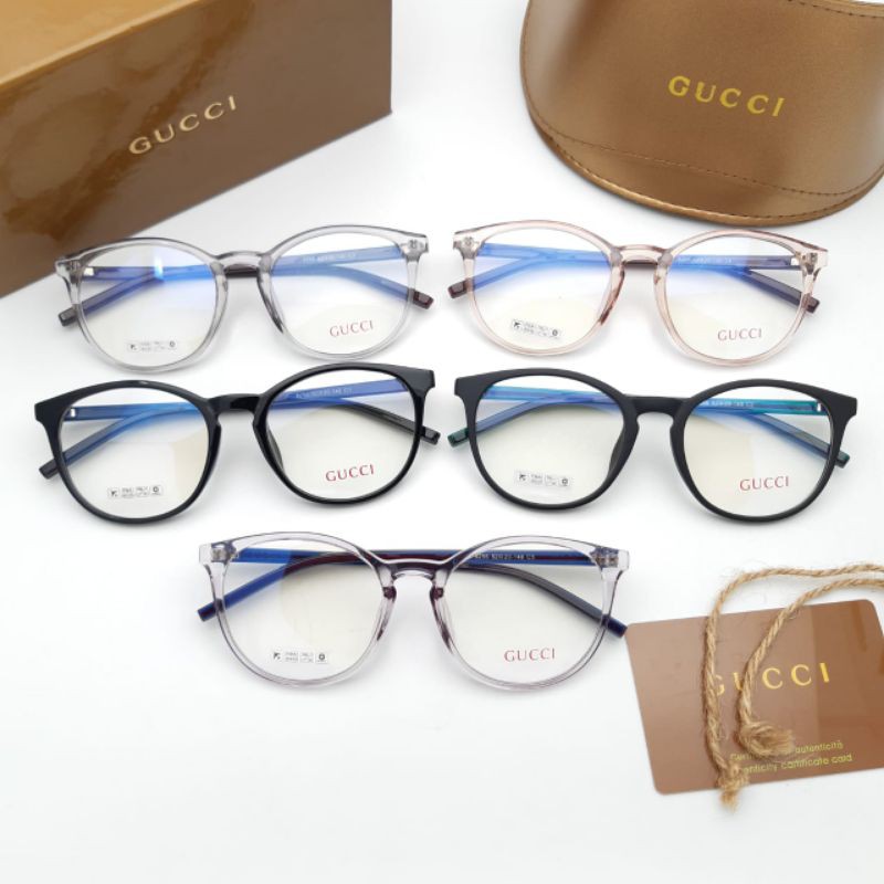 Kacamata Photocromix Antiradiasi Wanita Fashion Gucci 8255 Size 52-20-140 Termurah