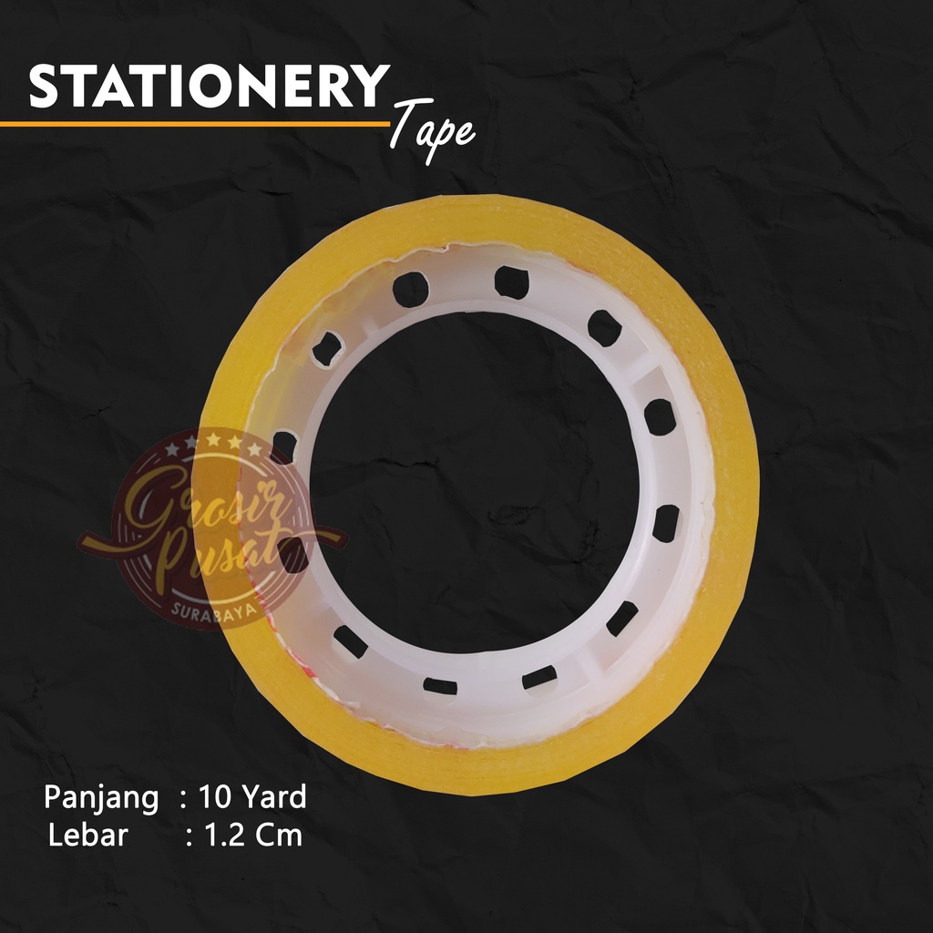Isolasi Stationery Tape 1.2 Cm X 1 Yard